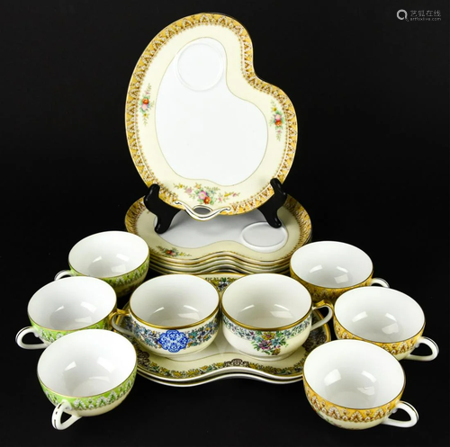 High Tea Cup & Plate Sets Limoge & Noritake