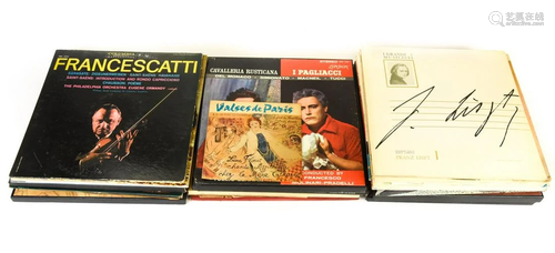 Collection Vintage Opera & Classical Record Albums