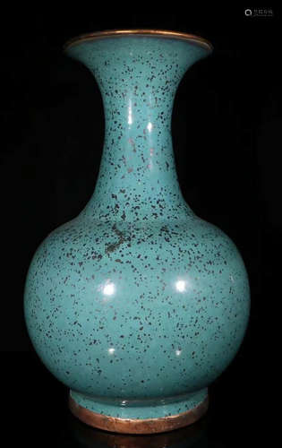 LUJUN WARE GLAZE LONG NECK VASE