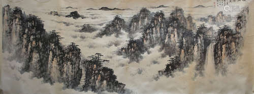 GUO CHUANZHANG LANDSCAPE PATTERN PAINTING