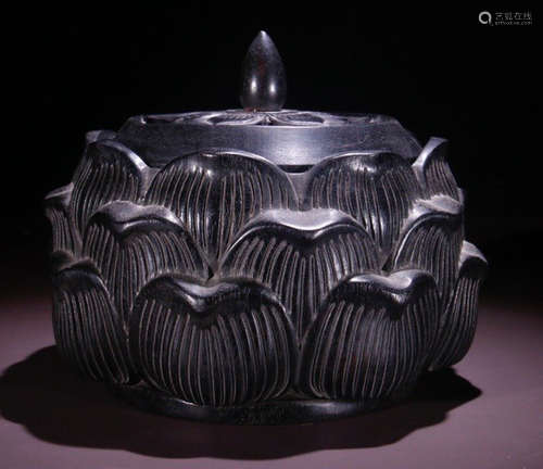 ZITAN LOTUS SHAPE CENSER