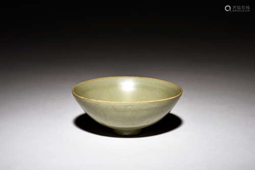 CELADON GLAZED IMPRESSED BOWL