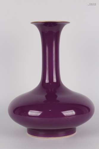 PURPLE GLAZING VASE