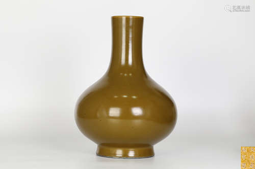 19th century，tea glaze bottle