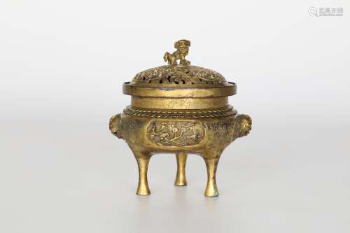 18th century，Copper incense burner