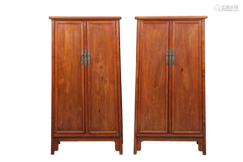 MING，A pair of Huanghuali furniture
