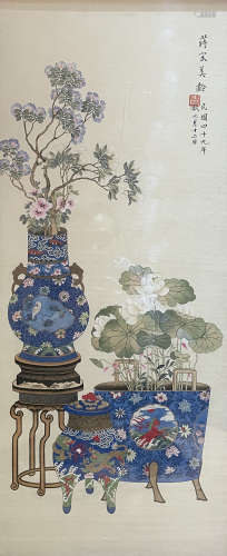 Song Meiling, flower picture