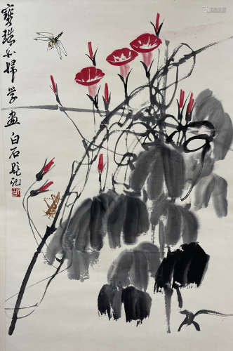 Hu Baozhu, flower illustration