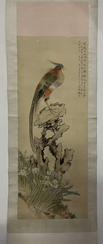 Flower and bird illustration
