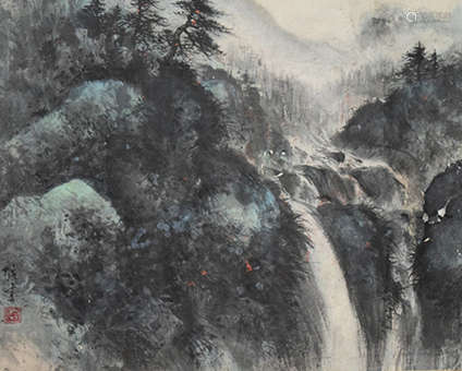 黎雄才山水画