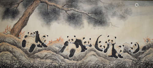刘奎龄《熊猫图》