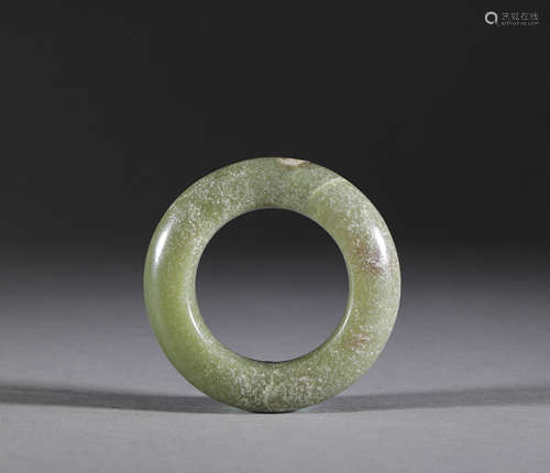 Yellow jade bracelet from Hong Shan Culture紅山文化黄玉手鐲