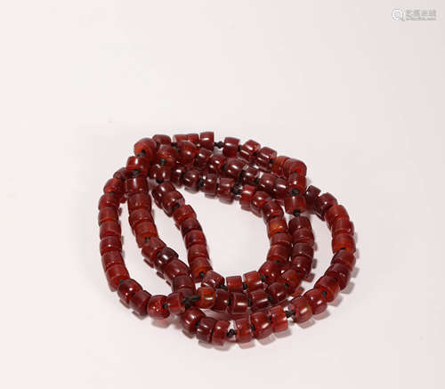 Agate beads from Liao遼代西周瑪瑙串