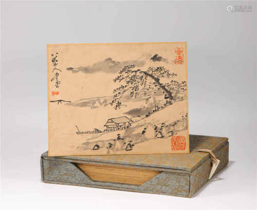 Water ink painting album by Ba Da Shan Ren from Qing清代水墨...