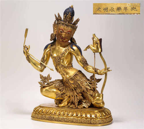 Buddhism sculpture from Qing清代密宗佛像
