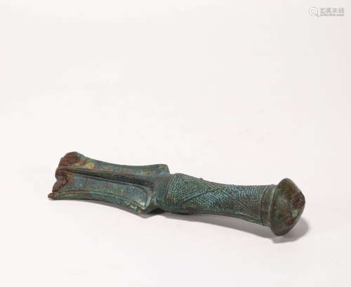 Copper knig grip from Han漢代銅制劍首