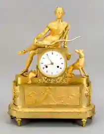 153 Auction-Clocks, Sculpture, Asian art