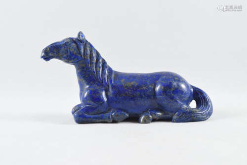 A Lapis Lazuli Horse Figure