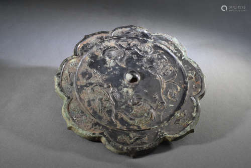 A Chinese Bronze Mirror