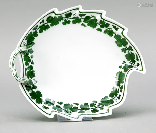 Leaf bowl, Meissen, mark 1850-