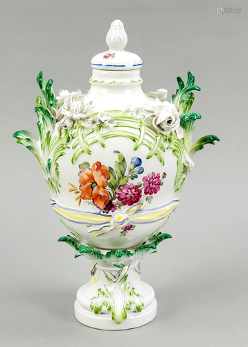 Potpourri lidded vase, KPM Ber