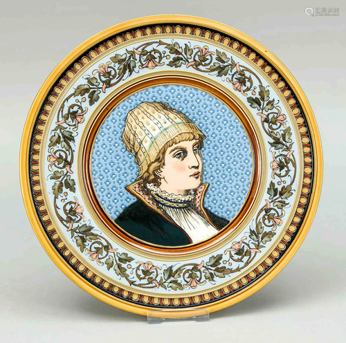 Plate, Mettlach, Villeroy & Bo