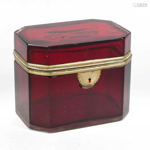 Rectangular lidded box, Bohemi