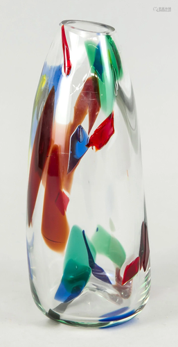 Vase, 20th c., Murano (?), rou