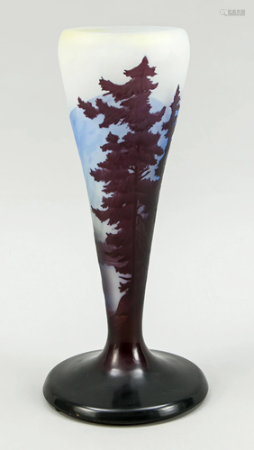 Vase, France, 20th c., round s