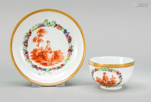 Cup with saucer, KPM Berlin, c