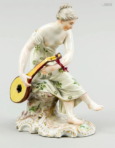 Lute player, Ludwigsburg, c. 1