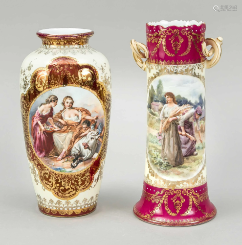 Two vases, Thuringia, around 1