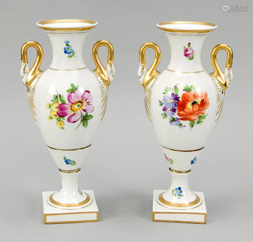 Pair of vases, Dresden, Potsch
