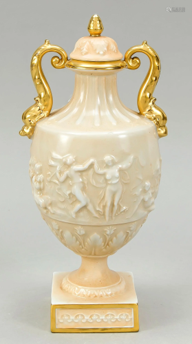 Lidded vase, by Schierholz, Pl