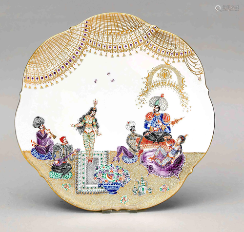 Cake plate, Meissen, after 198