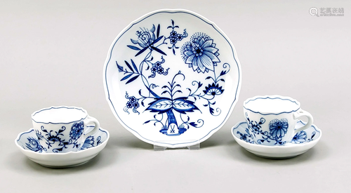 Set of Meissen, 5 pieces, afte