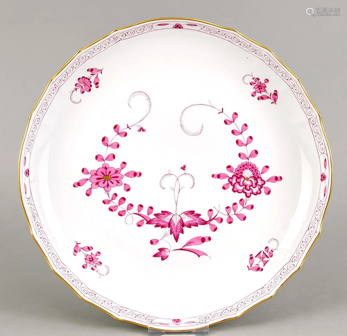 Round cake bowl, Meissen, afte