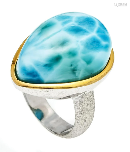 Larimar ring silver 925/000 part