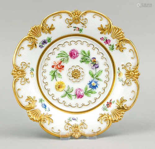 Small ornamental plate, Meisse