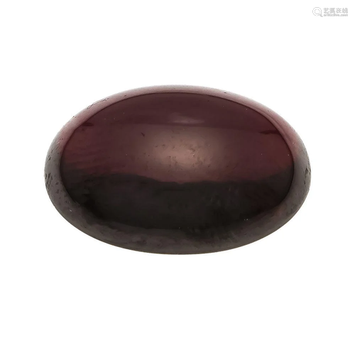 Garnet 18,76 ct, oval cabochon 2