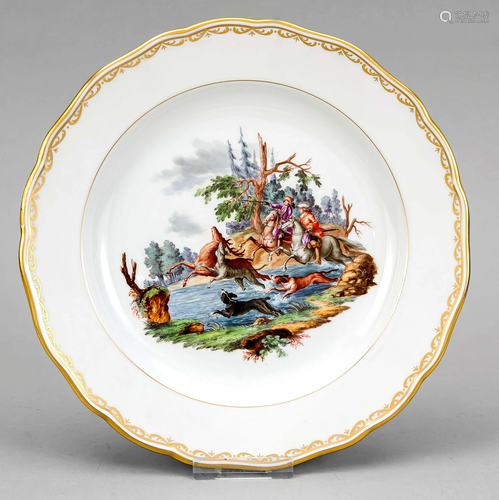 Picture plate, Meissen, 1970s,