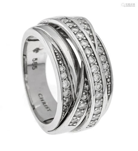 Christ diamond ring WG 585/000 w