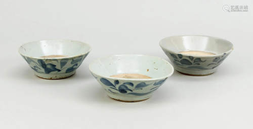 3 bowls, China, probably Yuan