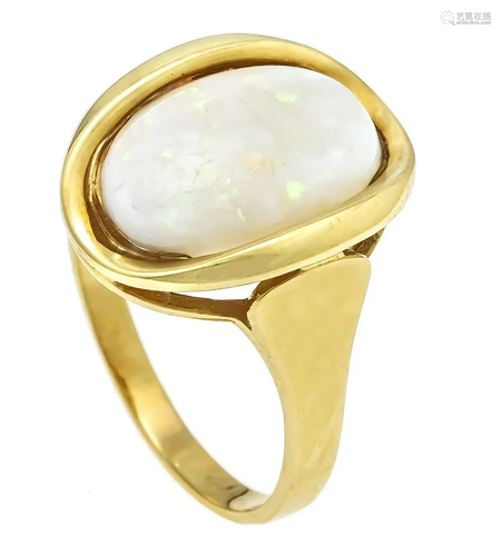 Opal ring GG 585/000 with one ov