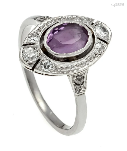 Art Deco amethyst ring WG 500/00