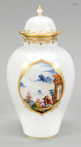 Covered vase, Meissen, 1970s,