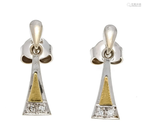 Diamond stud earrings GG/WG 585/