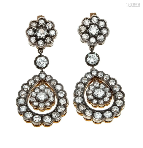 Old cut diamond earrings RG 585/