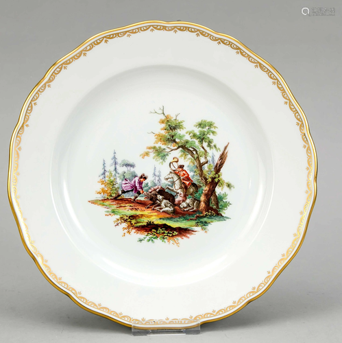 Picture plate, Meissen, 1970s,