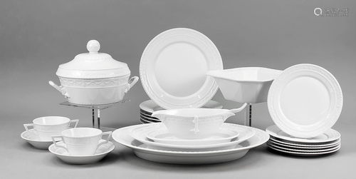 Dinner service for 6 persons,